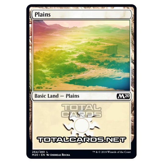 Magic The Gathering - Core Set 2020 - Plains - 264/280 (Foil)
