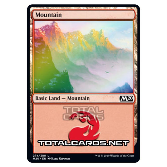 Magic The Gathering - Core Set 2020 - Mountain - 274/280 (Foil)
