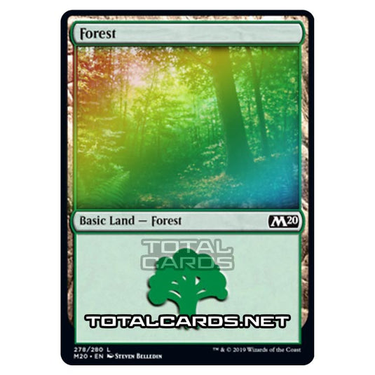 Magic The Gathering - Core Set 2020 - Forest - 278/280 (Foil)