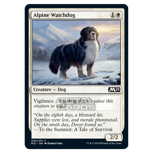 Magic The Gathering - Core Set 2021 - Alpine Watchdog - 2/274