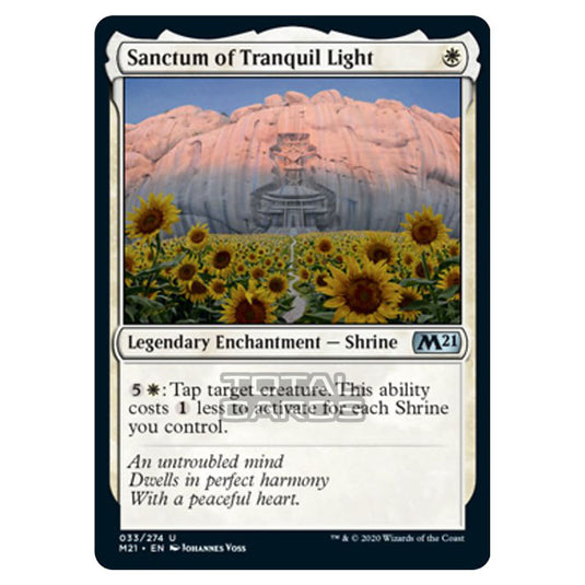 Magic The Gathering - Core Set 2021 - Sanctum of Tranquil Light - 33/274
