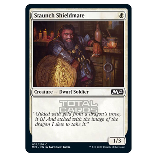Magic The Gathering - Core Set 2021 - Staunch Shieldmate - 39/274