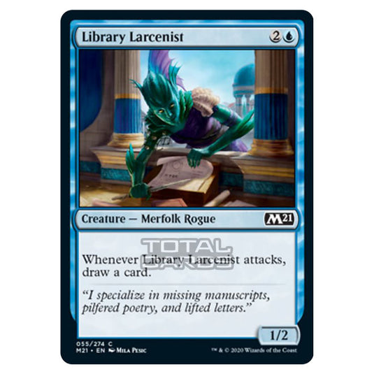 Magic The Gathering - Core Set 2021 - Library Larcenist - 55/274