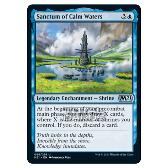 Magic The Gathering - Core Set 2021 - Sanctum of Calm Waters - 68/274