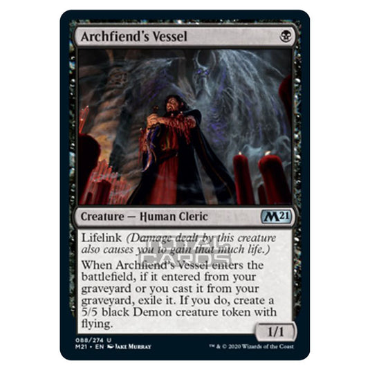 Magic The Gathering - Core Set 2021 - Archfiend's Vessel - 88/274