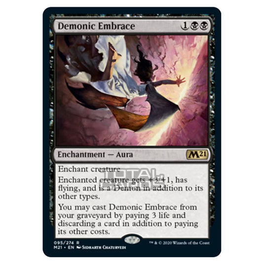 Magic The Gathering - Core Set 2021 - Demonic Embrace - 95/274