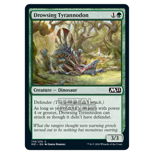 Magic The Gathering - Core Set 2021 - Drowsing Tyrannodon - 178/274