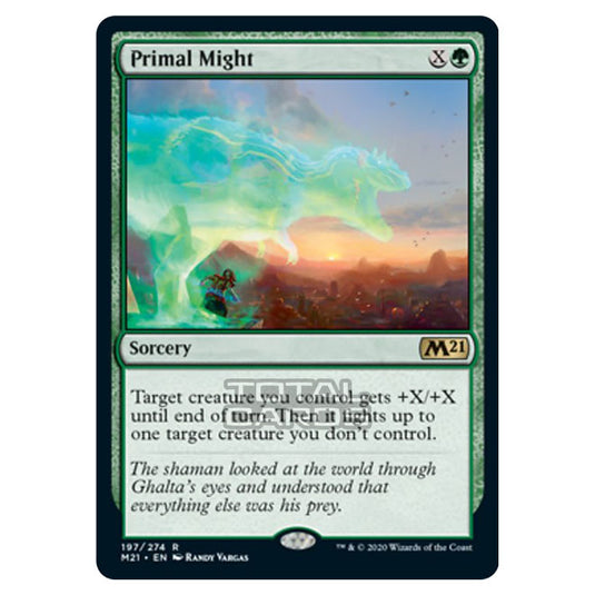 Magic The Gathering - Core Set 2021 - Primal Might - 197/274