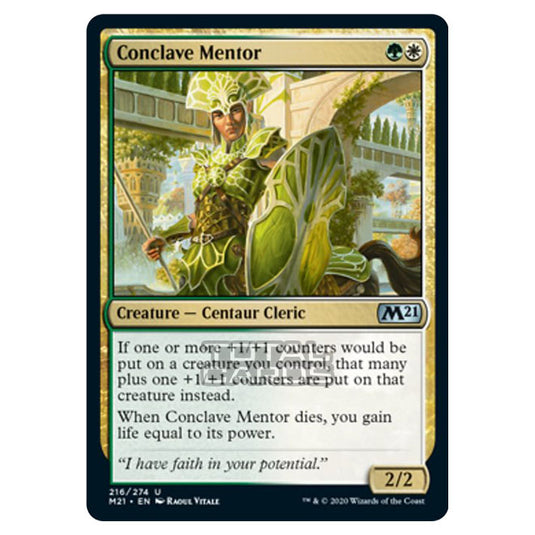 Magic The Gathering - Core Set 2021 - Conclave Mentor - 216/274