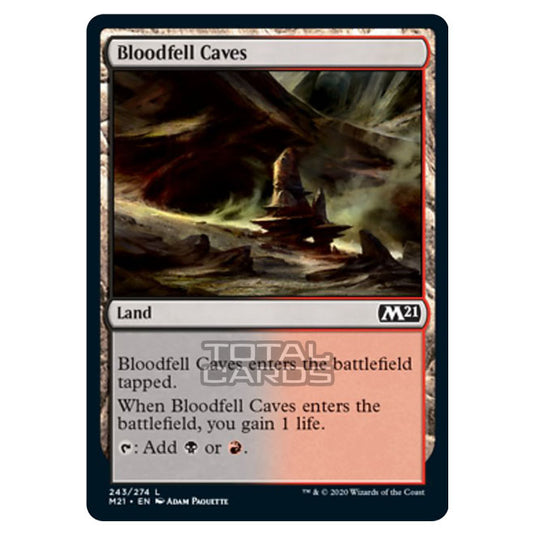 Magic The Gathering - Core Set 2021 - Bloodfell Caves - 243/274