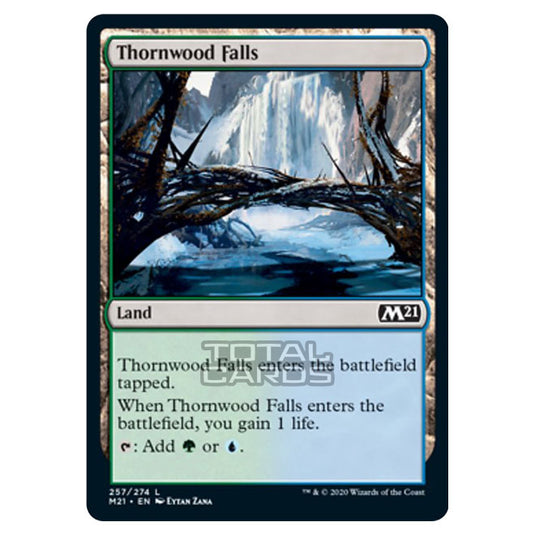 Magic The Gathering - Core Set 2021 - Thornwood Falls - 257/274