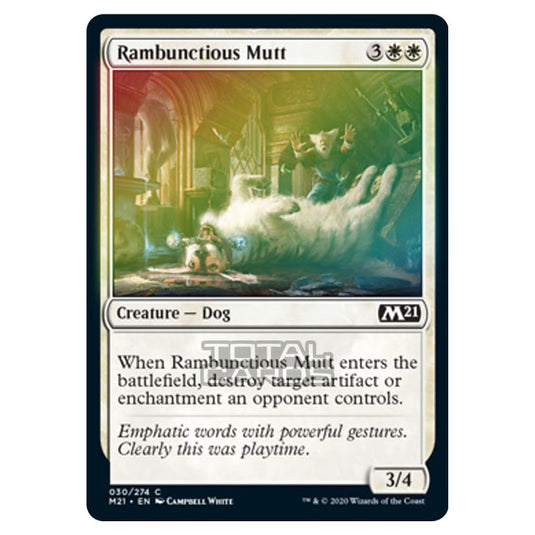 Magic The Gathering - Core Set 2021 - Rambunctious Mutt - 30/274 (Foil)