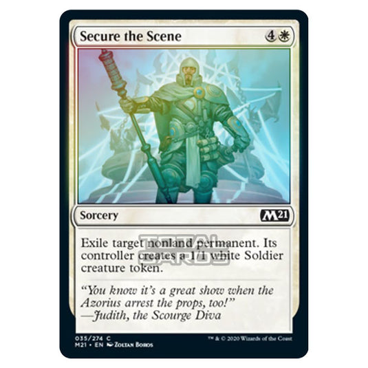 Magic The Gathering - Core Set 2021 - Secure the Scene - 35/274 (Foil)