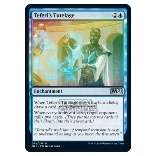 Magic The Gathering - Core Set 2021 - Teferi's Tutelage - 78/274 (Foil)
