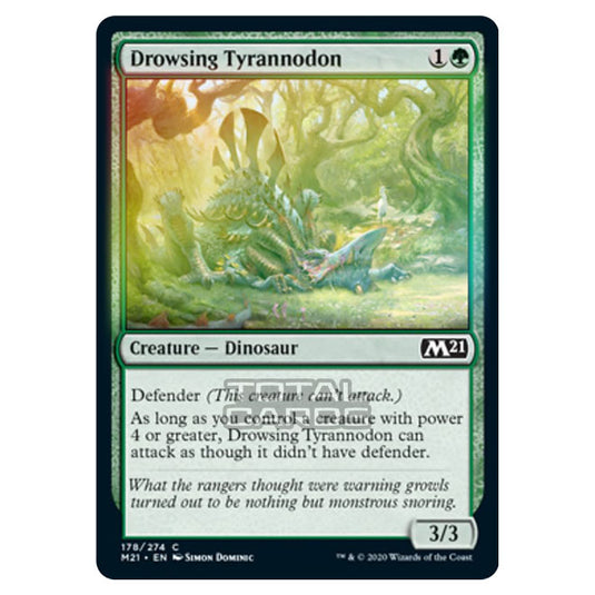 Magic The Gathering - Core Set 2021 - Drowsing Tyrannodon - 178/274 (Foil)