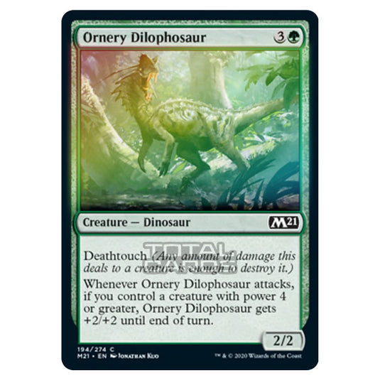 Magic The Gathering - Core Set 2021 - Ornery Dilophosaur - 194/274 (Foil)