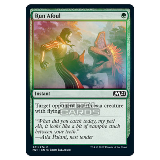 Magic The Gathering - Core Set 2021 - Run Afoul - 201/274 (Foil)