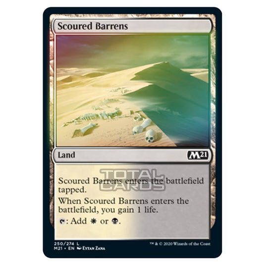 Magic The Gathering - Core Set 2021 - Scoured Barrens - 250/274 (Foil)