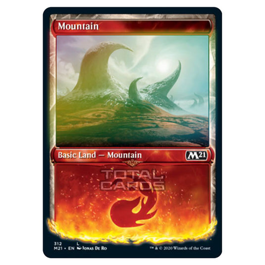 Magic The Gathering - Core Set 2021 - Mountain - 312/274 (Foil)