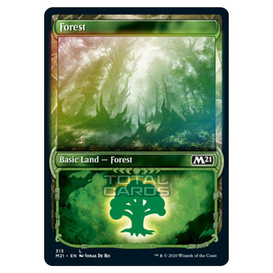 Magic The Gathering - Core Set 2021 - Forest - 313/274 (Foil)