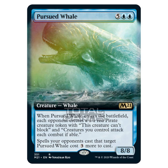 Magic The Gathering - Core Set 2021 - Pursued Whale - 351/274 (Foil)