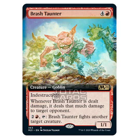 Magic The Gathering - Core Set 2021 - Brash Taunter - 363/274 (Foil)