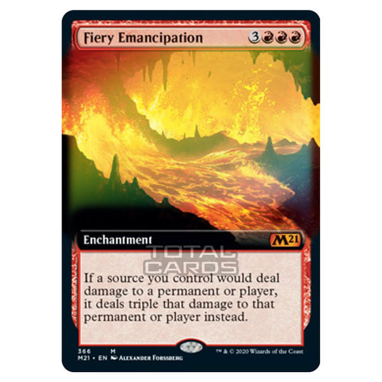 Magic The Gathering - Core Set 2021 - Fiery Emancipation - 366/274 (Foil)