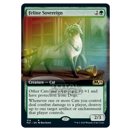 Magic The Gathering - Core Set 2021 - Feline Sovereign - 374/274 (Foil)