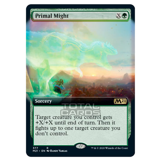 Magic The Gathering - Core Set 2021 - Primal Might - 377/274 (Foil)