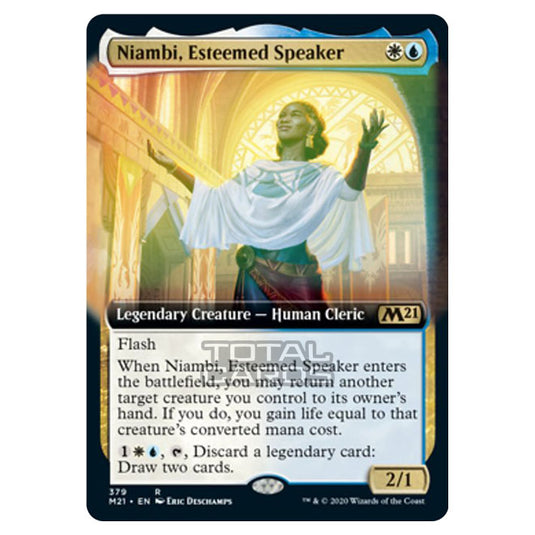 Magic The Gathering - Core Set 2021 - Niambi, Esteemed Speaker - 379/274 (Foil)