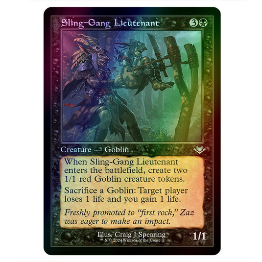Magic The Gathering - Modern Horizons 2 Timeshifts - Sling-Gang Lieutenant - 0008 (Foil)