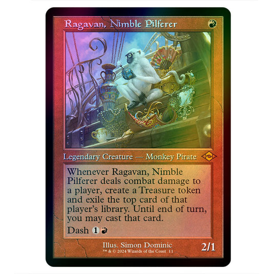 Magic The Gathering - Modern Horizons 2 Timeshifts - Ragavan, Nimble Pilferer - 0011 (Foil)