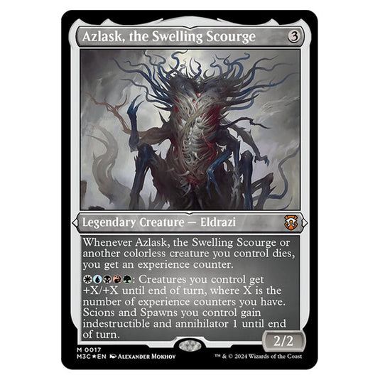 Magic The Gathering - Modern Horizons 3 Commander - Azlask, the Swelling Scourge (Etched Foil) - 0017