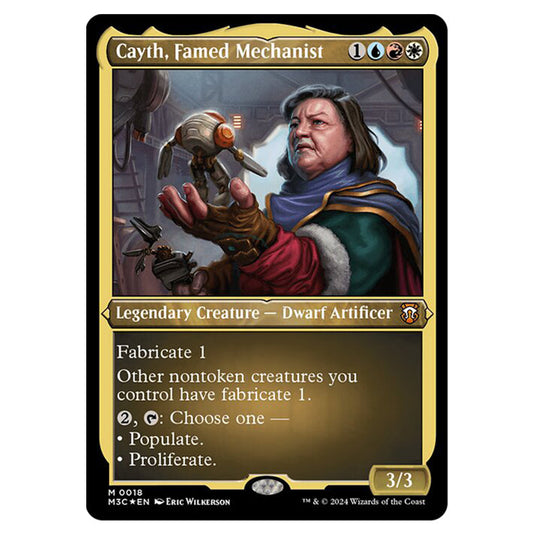 Magic The Gathering - Modern Horizons 3 Commander - Cayth, Famed Mechanist (Etched Foil) - 0018