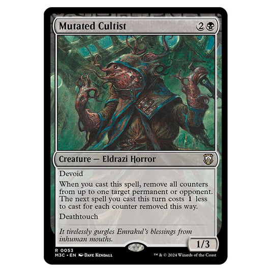 Magic The Gathering - Modern Horizons 3 Commander - Mutated Cultist - 0053