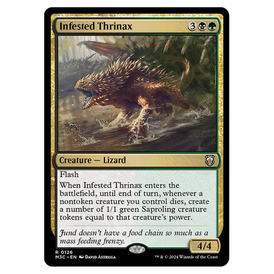 Magic The Gathering - Modern Horizons 3 Commander - Infested Thrinax - 0126