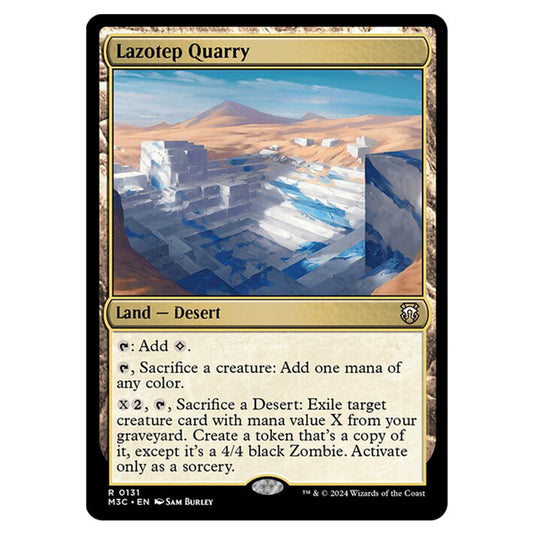 Magic The Gathering - Modern Horizons 3 Commander - Lazotep Quarry - 0131