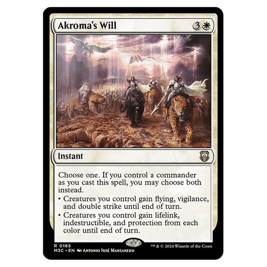 Magic The Gathering - Modern Horizons 3 Commander - Akroma's Will - 0165