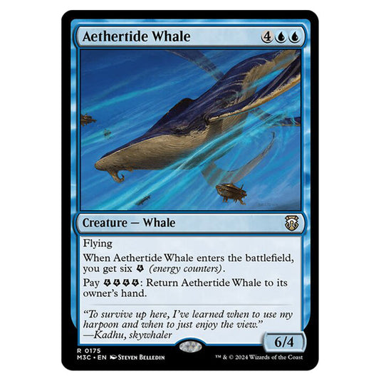 Magic The Gathering - Modern Horizons 3 Commander - Aethertide Whale - 0175
