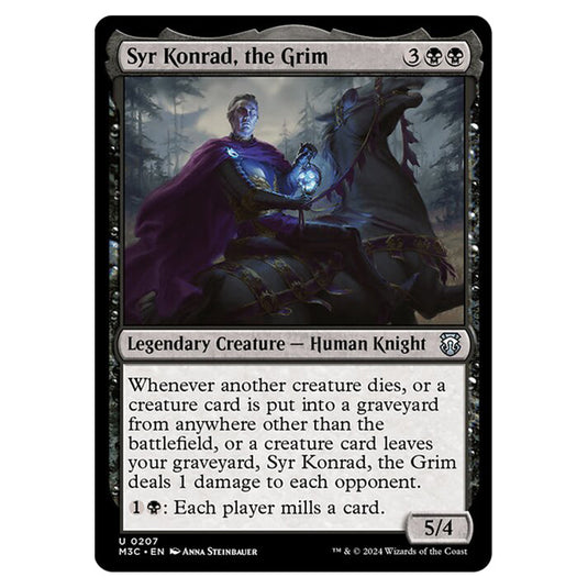 Magic The Gathering - Modern Horizons 3 Commander - Syr Konrad, the Grim - 0207