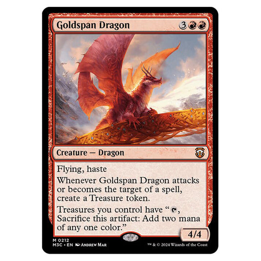Magic The Gathering - Modern Horizons 3 Commander - Goldspan Dragon - 0212