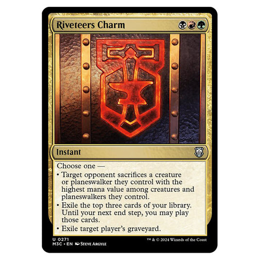Magic The Gathering - Modern Horizons 3 Commander - Riveteers Charm - 0271