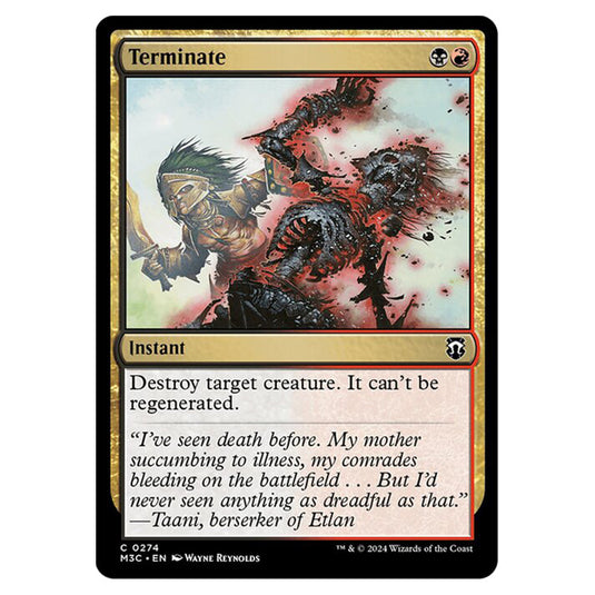Magic The Gathering - Modern Horizons 3 Commander - Terminate - 0274