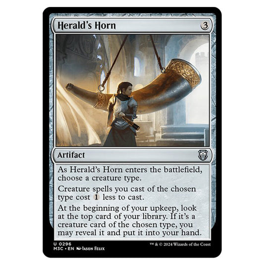 Magic The Gathering - Modern Horizons 3 Commander - Herald's Horn - 0296
