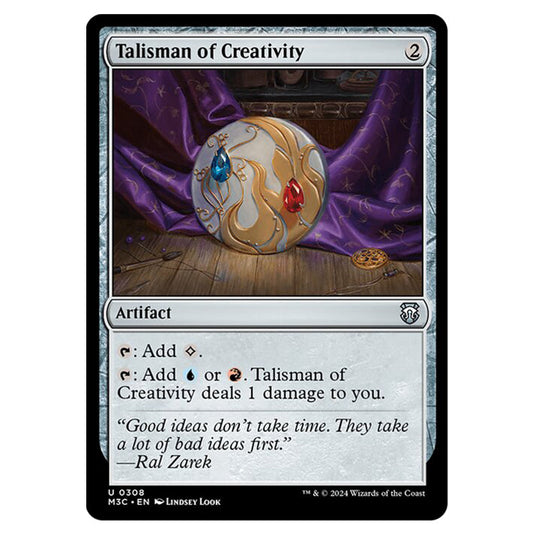 Magic The Gathering - Modern Horizons 3 Commander - Talisman of Creativity - 0308