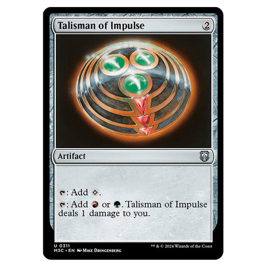 Magic The Gathering - Modern Horizons 3 Commander - Talisman of Impulse - 0311