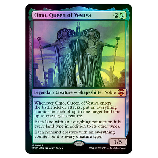 Magic The Gathering - Modern Horizons 3 Commander - Omo, Queen of Vesuva - 0002 (Foil)
