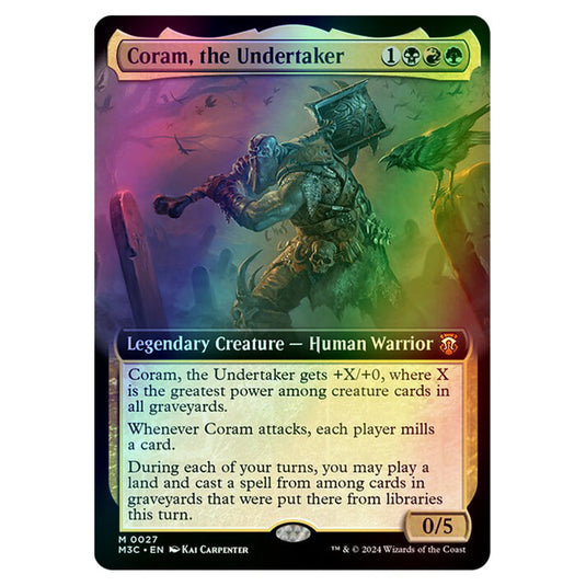 Magic The Gathering - Modern Horizons 3 Commander - Coram, the Undertaker - 0027 (Foil)