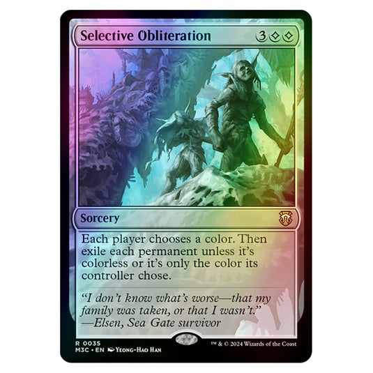 Magic The Gathering - Modern Horizons 3 Commander - Selective Obliteration - 0035 (Foil)