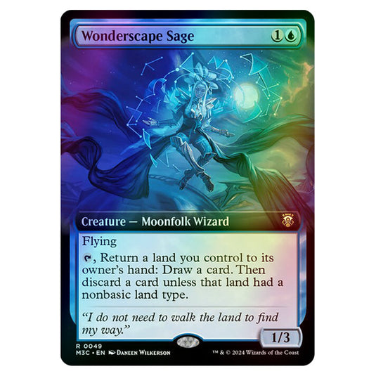 Magic The Gathering - Modern Horizons 3 Commander - Wonderscape Sage - 0049 (Foil)
